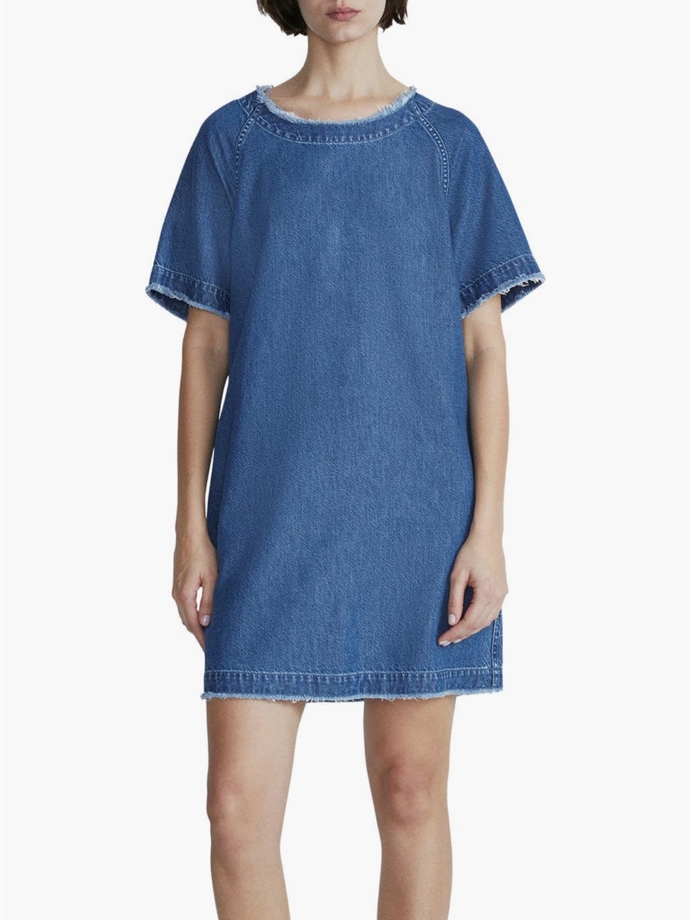 rag & bone Justine Featherweight Denim Shirtdress